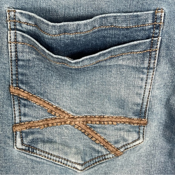 TK AXEL Men’s Slim Boot Medium Wash Jeans With Double Back Pockets 36” X 34” - Picture 7 of 14